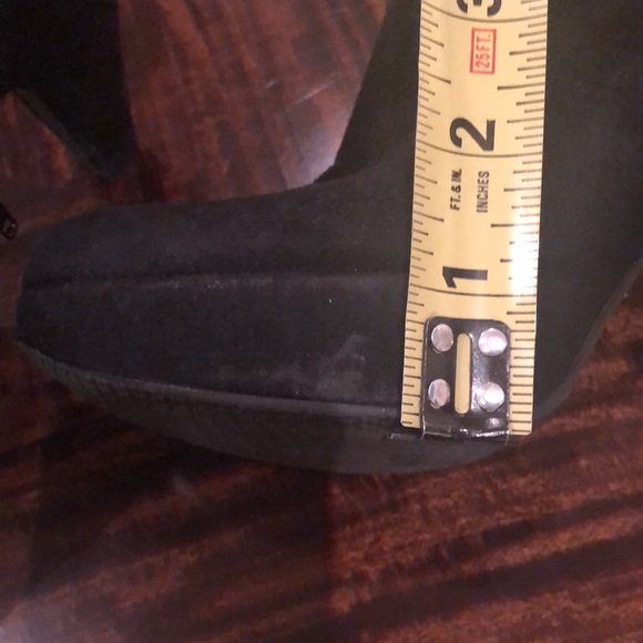 Stuart Weitzman black suede booties. - Picture 5 of 5